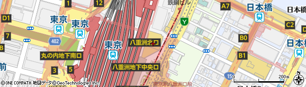 Ｔａｂｉｏ　ＭＥＮ大丸東京店周辺の地図