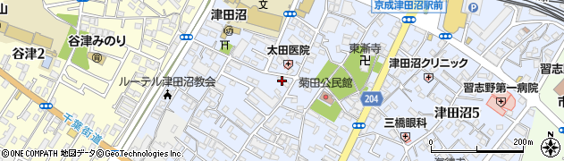 日本習字須田教室周辺の地図