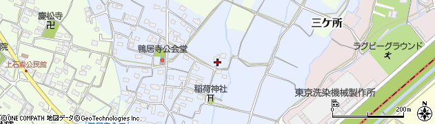 山梨県山梨市鴨居寺周辺の地図