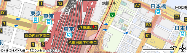 大丸東京店周辺の地図