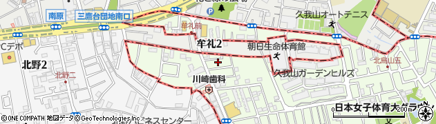 東京都世田谷区北烏山7丁目28周辺の地図