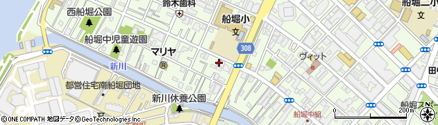 江戸川船堀郵便局 ＡＴＭ周辺の地図