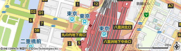 ｅｃｕｔｅ東京　つきじ喜代村周辺の地図