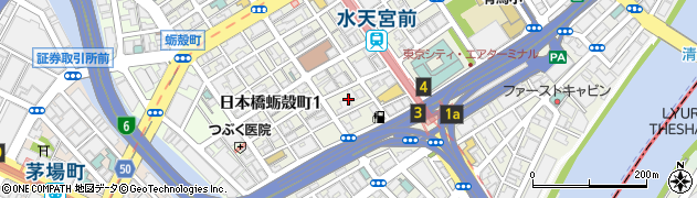 東京都中央区日本橋蛎殻町1丁目33周辺の地図