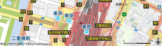 トゥモローランド東京大丸店周辺の地図