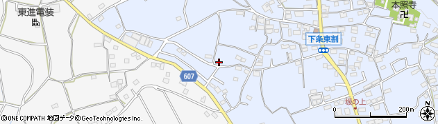 山梨県韮崎市龍岡町下條東割1006周辺の地図