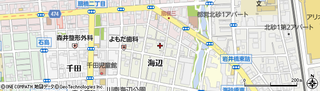 東京都江東区海辺周辺の地図