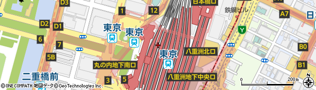 ラーメン雷東京本丸店周辺の地図