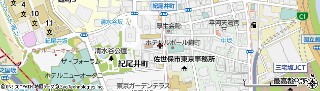 ＡＤＭＩＲＡＬ紀尾井町周辺の地図