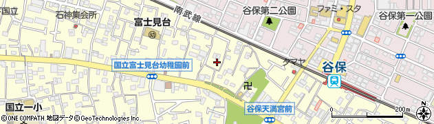 東京都国立市谷保5811-2周辺の地図