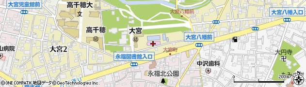 杉並区　和田堀公園プール周辺の地図