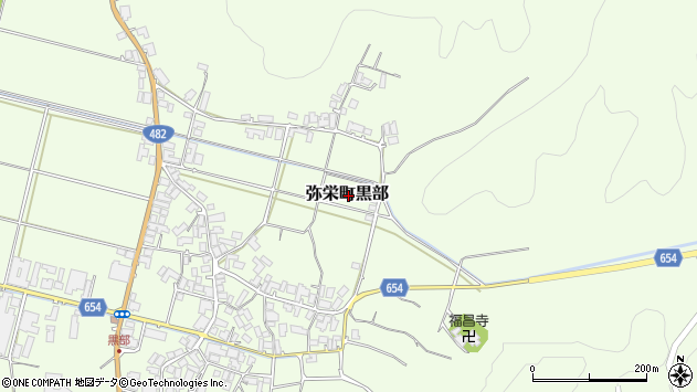 〒627-0142 京都府京丹後市弥栄町黒部の地図