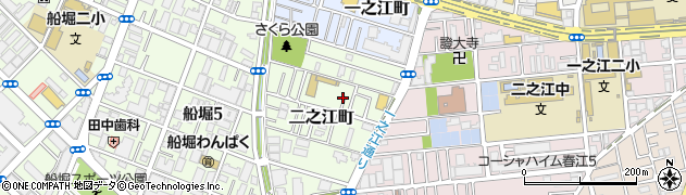東京都江戸川区二之江町周辺の地図