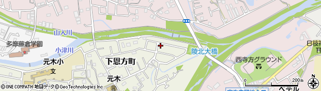 東京都八王子市下恩方町577周辺の地図