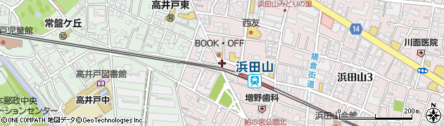 函館美鈴浜田山店周辺の地図