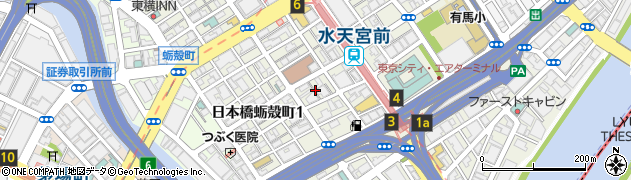 東京都中央区日本橋蛎殻町1丁目32周辺の地図