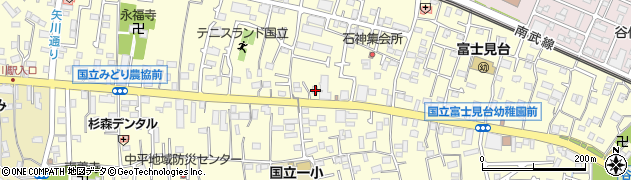 東京都国立市谷保7091周辺の地図