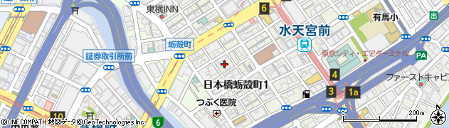 東京都中央区日本橋蛎殻町1丁目18周辺の地図