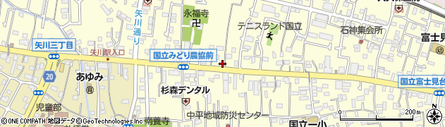 東京都国立市谷保6853周辺の地図