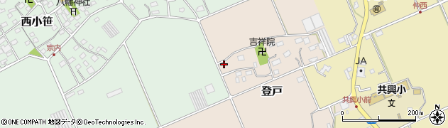 千葉県匝瑳市登戸35周辺の地図