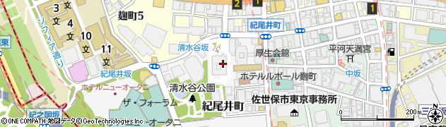 ドーハ銀行　東京駐在員事務所周辺の地図
