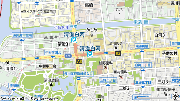 〒135-0021 東京都江東区白河の地図