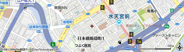 東京都中央区日本橋蛎殻町1丁目27周辺の地図