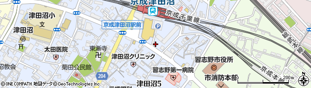 鹿島学園通信制津田沼キャンパス周辺の地図