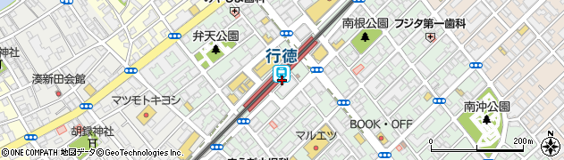 東京地下鉄株式会社　東西線行徳駅周辺の地図