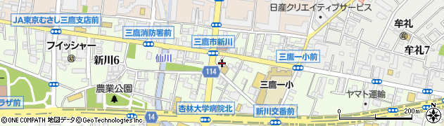 Asagao周辺の地図