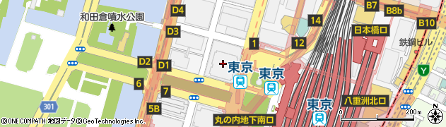 ルジャルダン・ウヴェール新丸ビル店周辺の地図