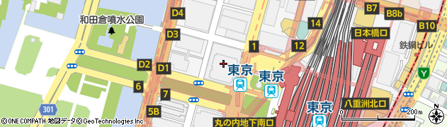 成城石井新丸ビル店周辺の地図