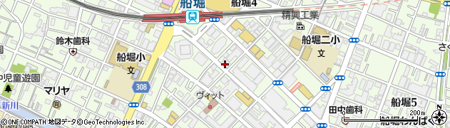 船堀涛遠経絡整体院周辺の地図