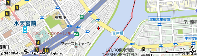 東京都中央区日本橋中洲周辺の地図