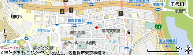 東京都千代田区平河町1丁目3-6周辺の地図