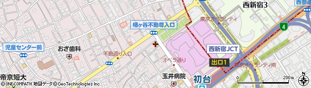 ガスト初台駅北口店周辺の地図