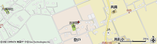 千葉県匝瑳市登戸7周辺の地図
