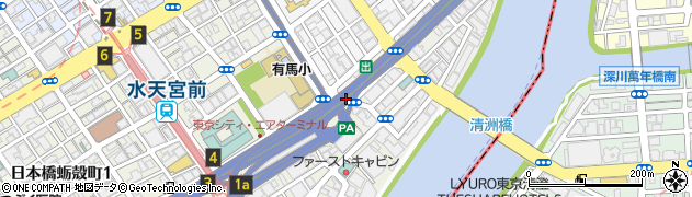 東京都中央区日本橋中洲15周辺の地図