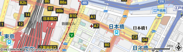 五韓満足　八重洲一丁目店周辺の地図