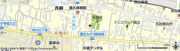 東京都国立市谷保6875周辺の地図