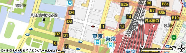 中央パーキング 新丸ビルゾーン(24時間パック)周辺の地図
