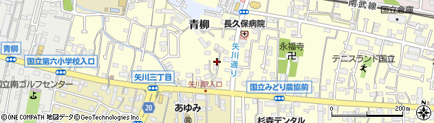 東京都国立市谷保6828-1周辺の地図