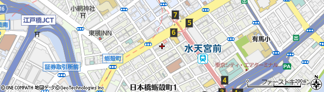 東京都中央区日本橋蛎殻町1丁目29周辺の地図