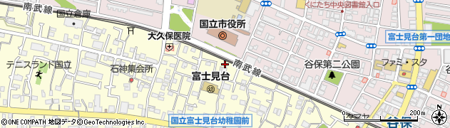東京都国立市谷保7209周辺の地図