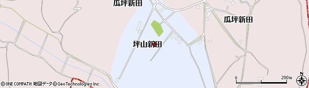 千葉県佐倉市坪山新田周辺の地図