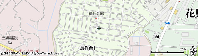 千葉県千葉市花見川区長作台周辺の地図