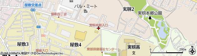 実籾本郷入口周辺の地図