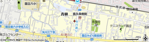 東京都国立市谷保6722-1周辺の地図