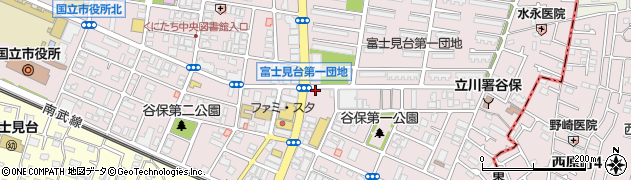 富士見台有料駐車場周辺の地図