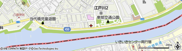 江戸川区立　東部交通公園周辺の地図